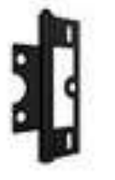Black shutter hinge finish