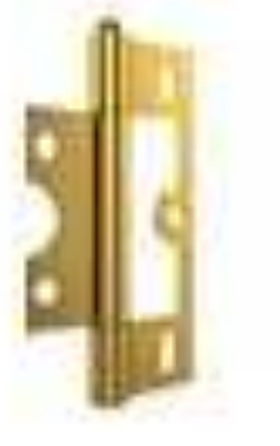 Brass shutter hinge finish